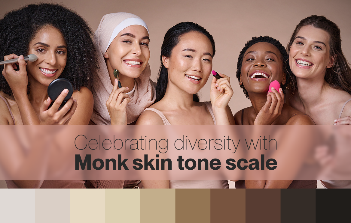 Skin tone finder: Celebrating diversity with Monk skin tone scale