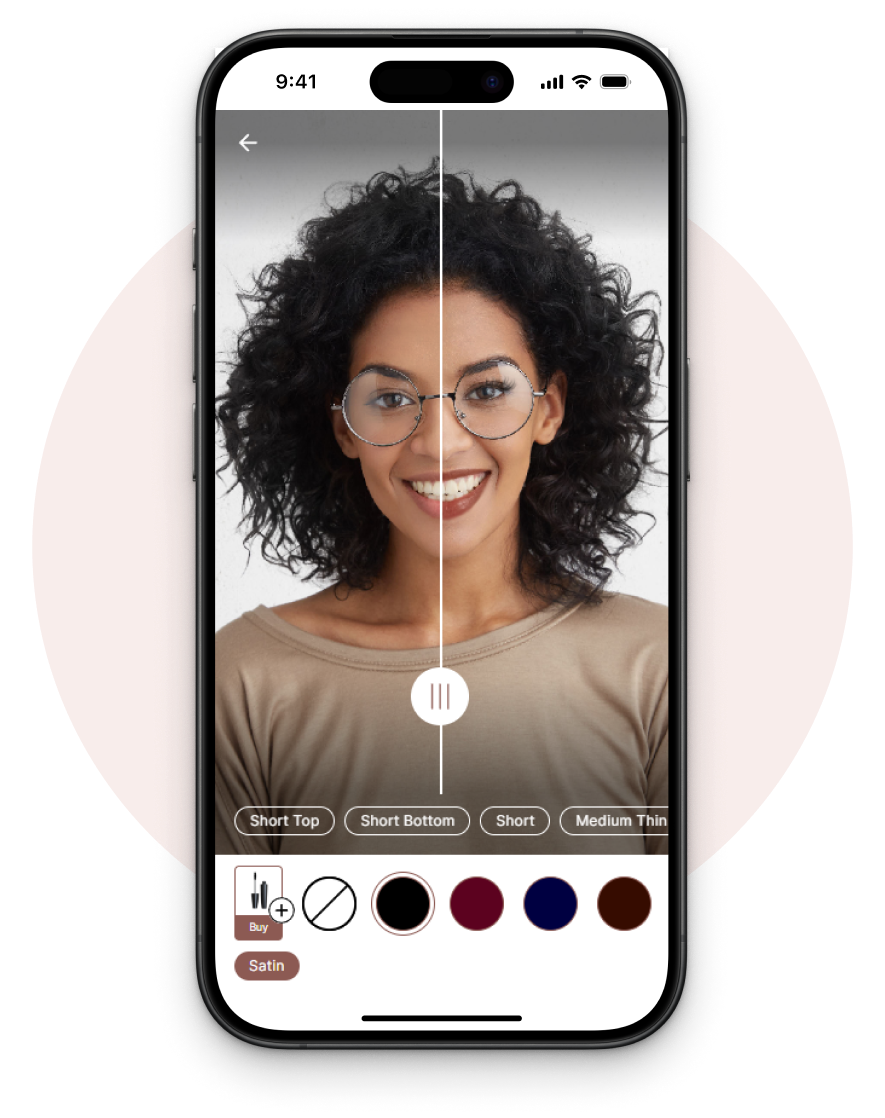 Makeup AR try-on application demo